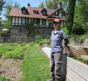 Wyck Farm's manager, Katie Brownell